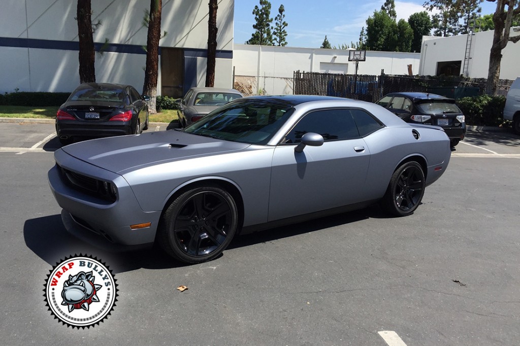 Dodge Challenger vehicle wrap project
