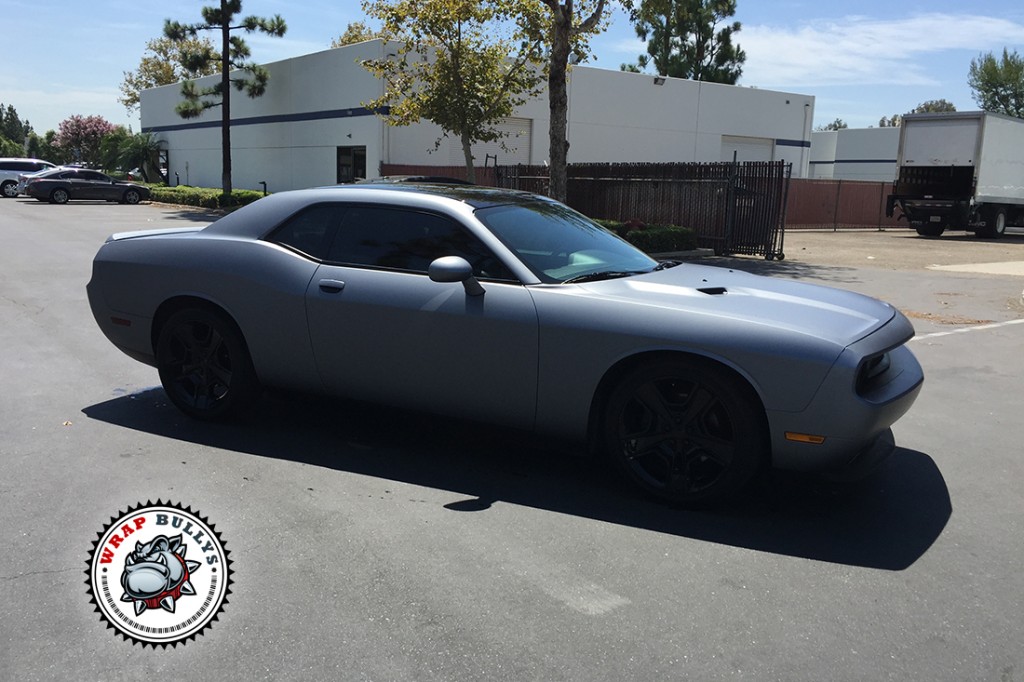 Dodge Challenger vehicle wrap project