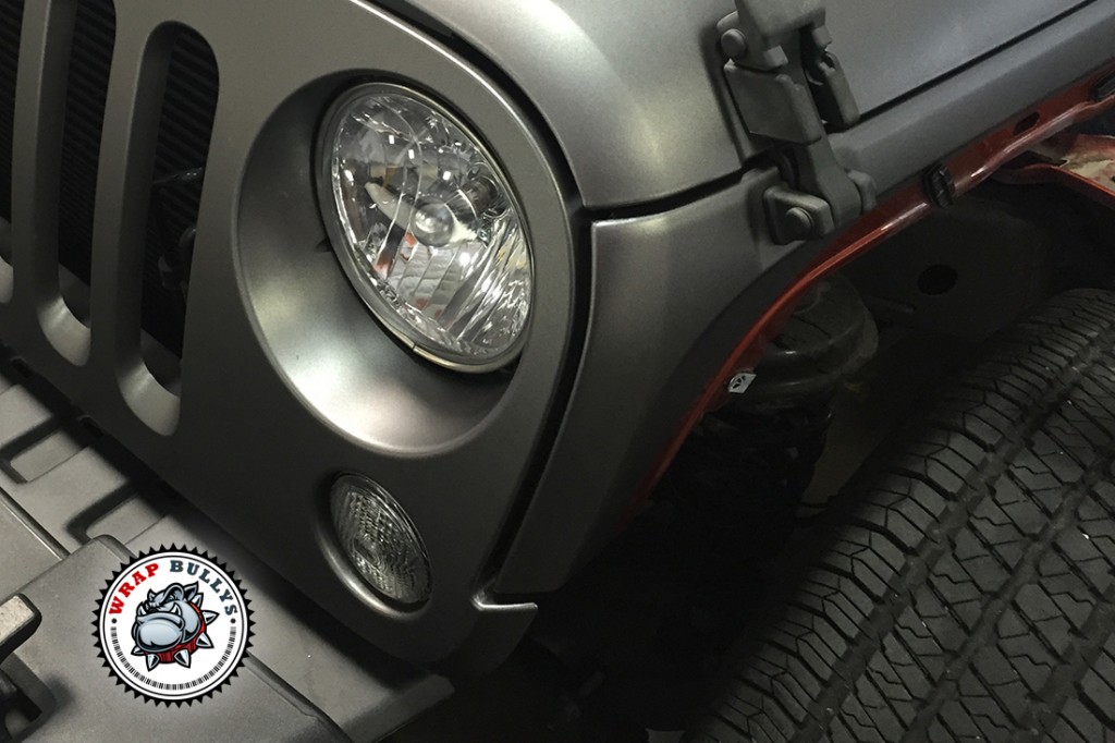 Jeep Wrangler vehicle wrap project