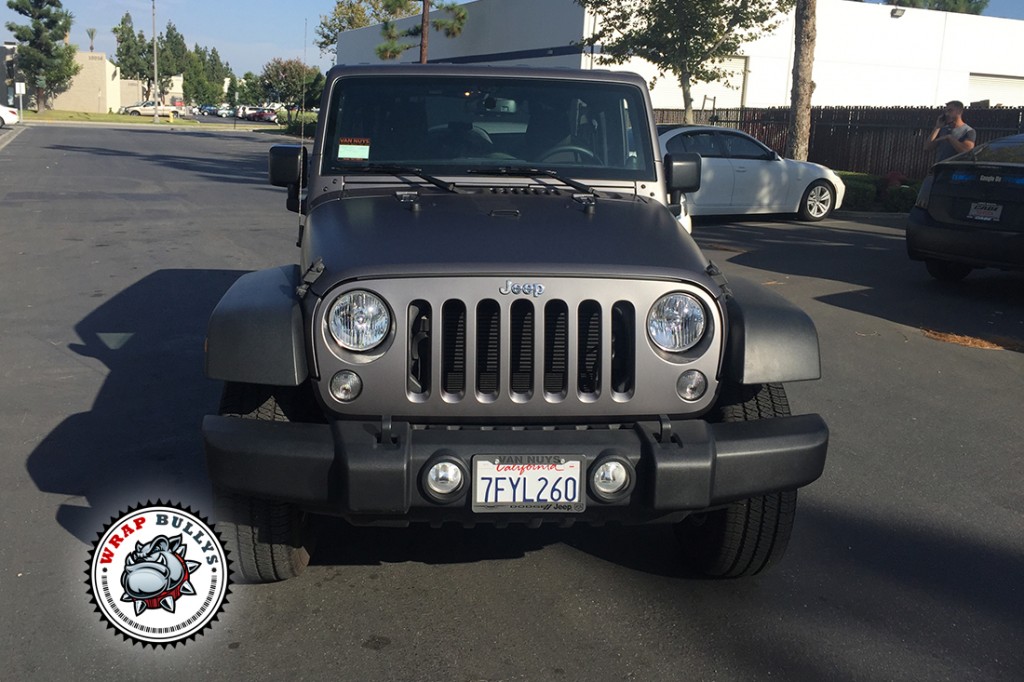 Jeep Wrangler vehicle wrap project