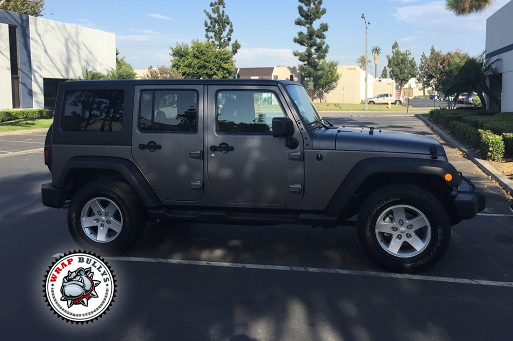 Jeep Wrangler vehicle wrap project