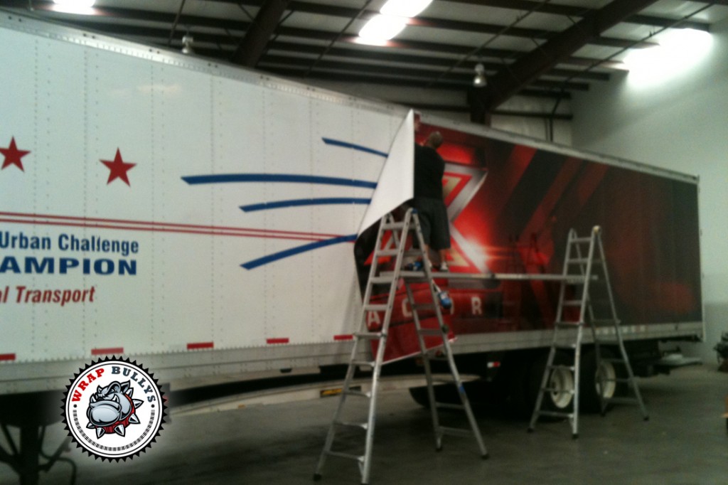 Semi Trailer vehicle wrap project