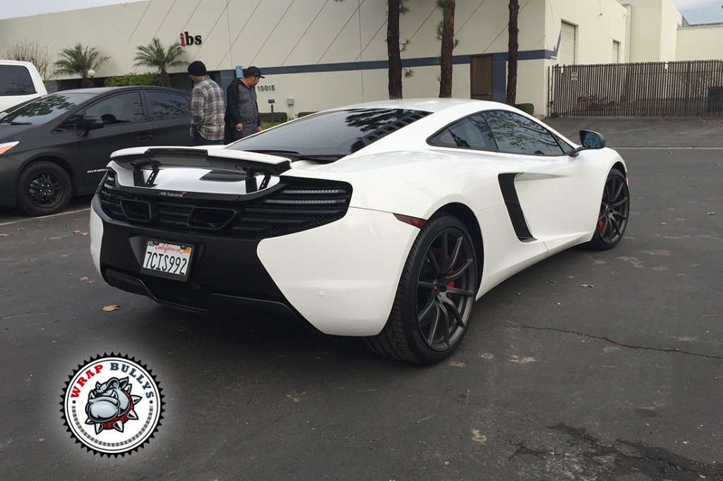 McLaren vehicle wrap project