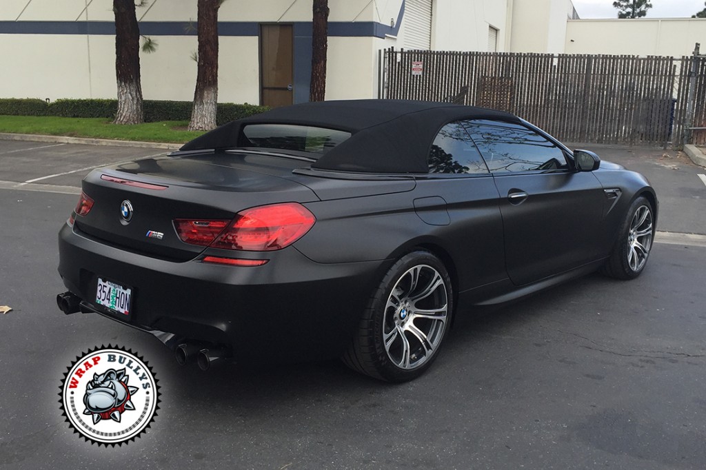BMW M6 vehicle wrap project