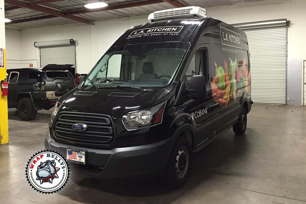 Ford Transit vehicle wrap project