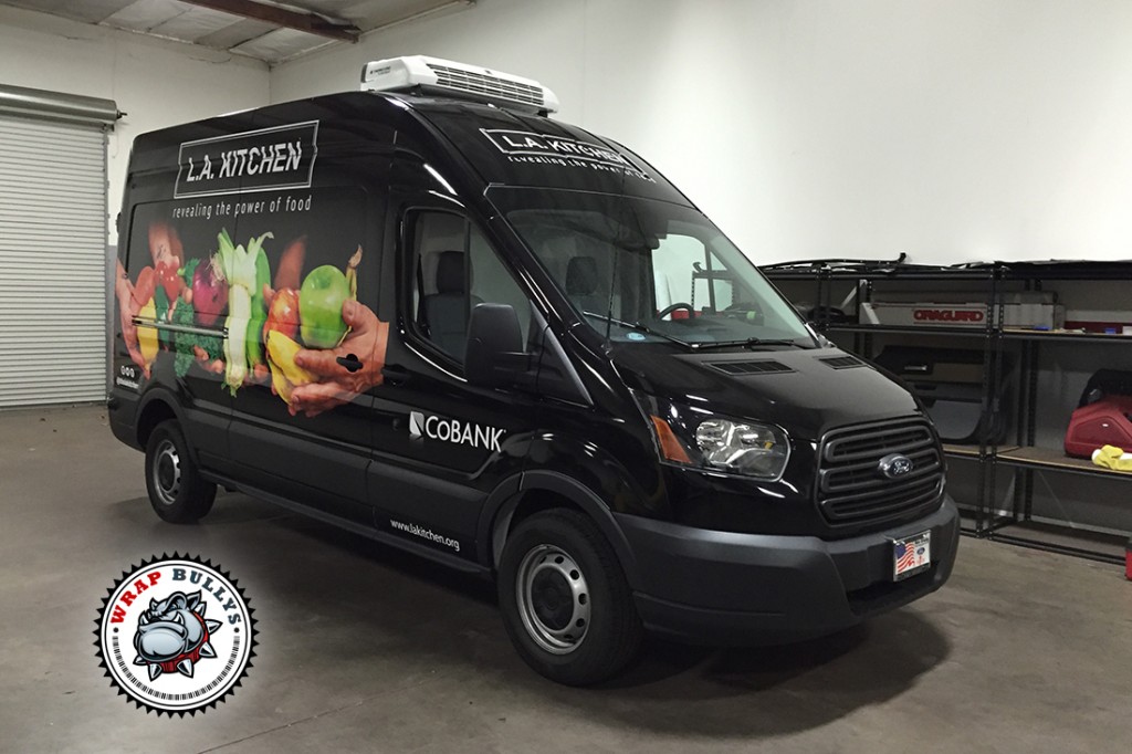 Ford Transit vehicle wrap project