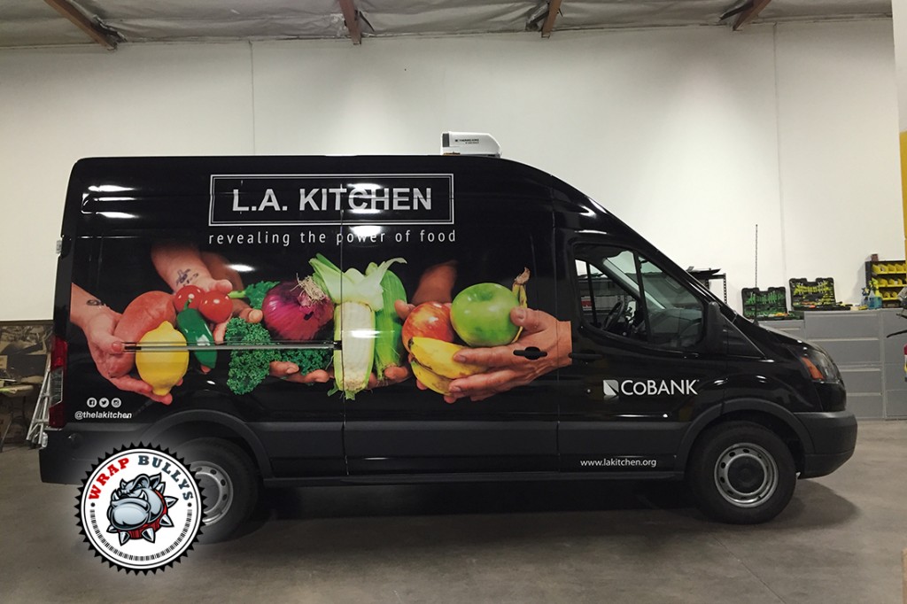 Ford Transit vehicle wrap project