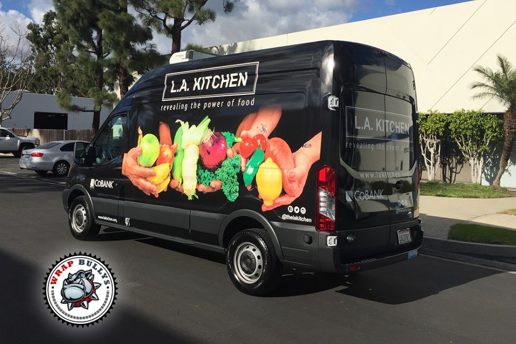 Ford Transit vehicle wrap project