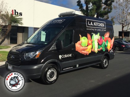 LA Kitchen Ford Transit Fleet Van Wrap