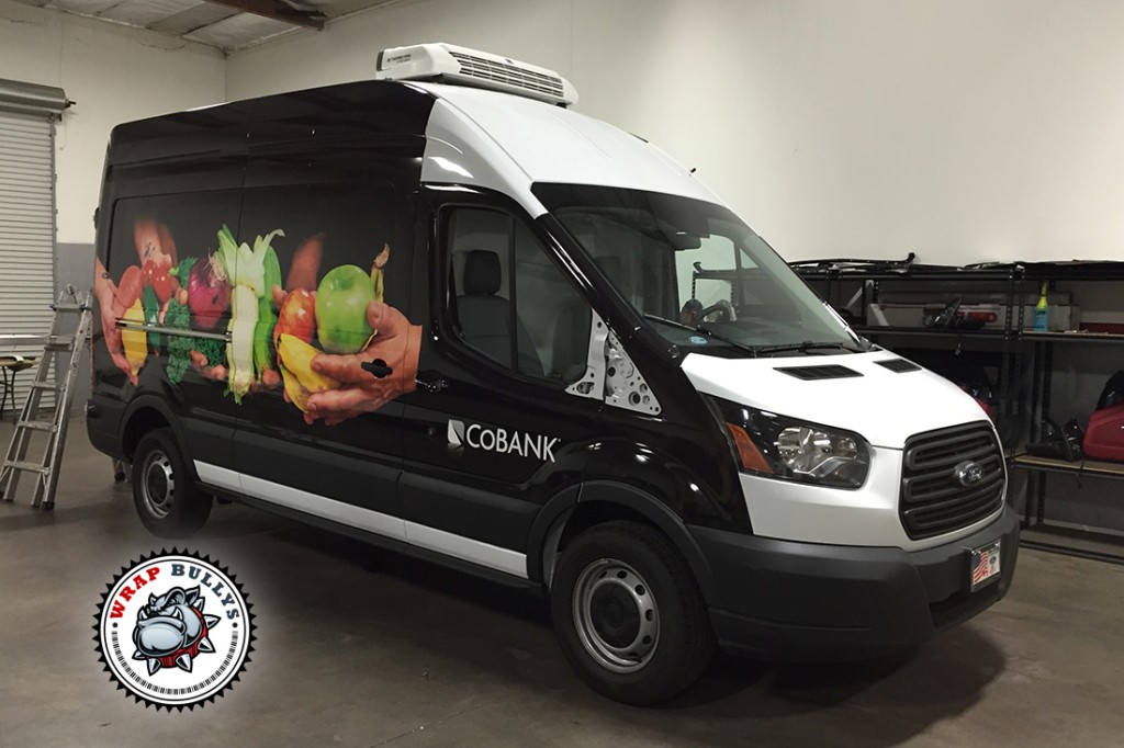 Ford Transit vehicle wrap project