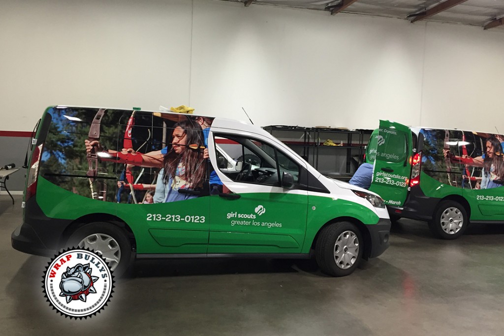 Wrap Bullys | Girl Scouts Ford Transit Connect Fleet Wrap – Gardena