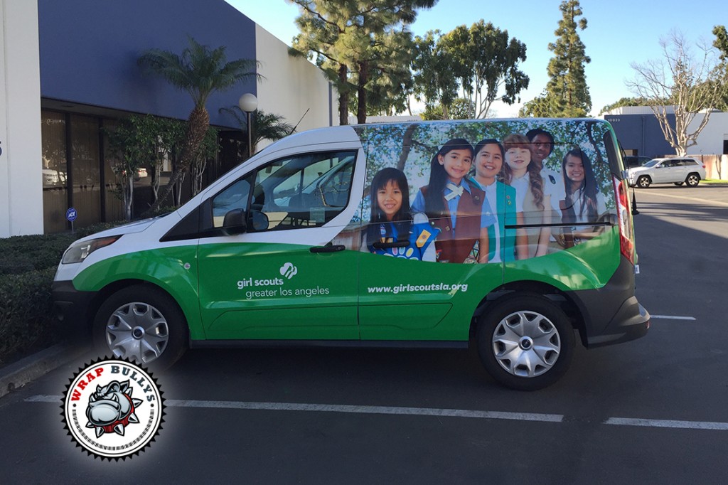 Ford Transit Connect vehicle wrap project