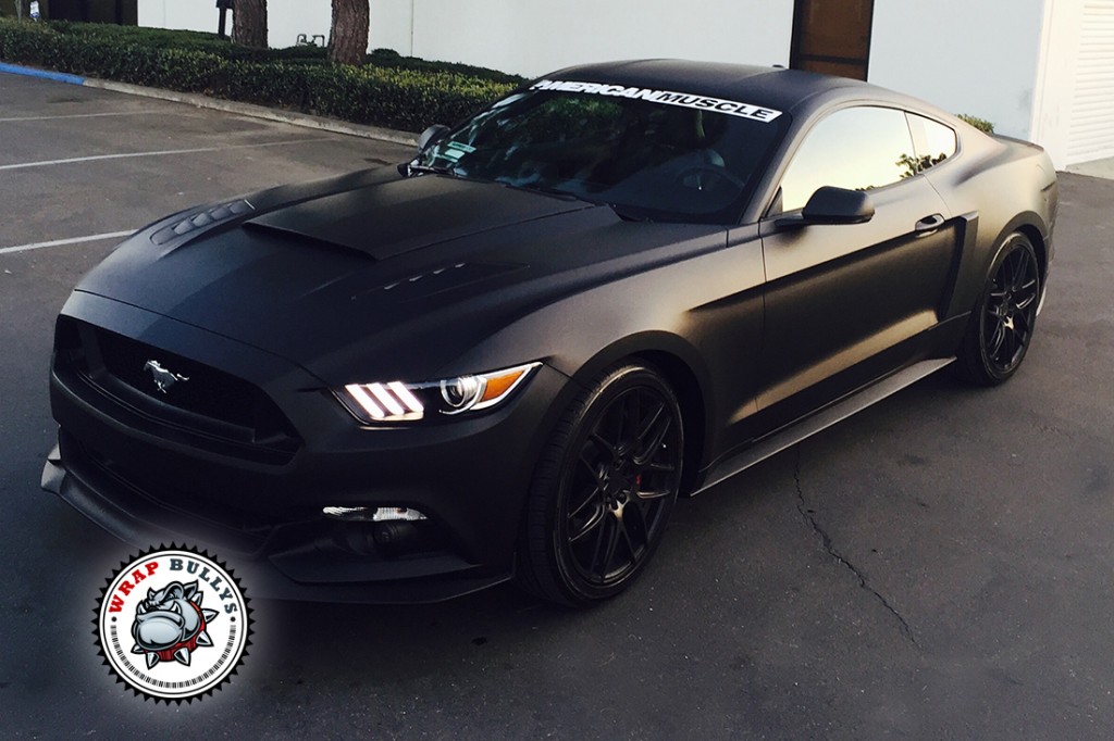 Ford Mustang GT vehicle wrap project