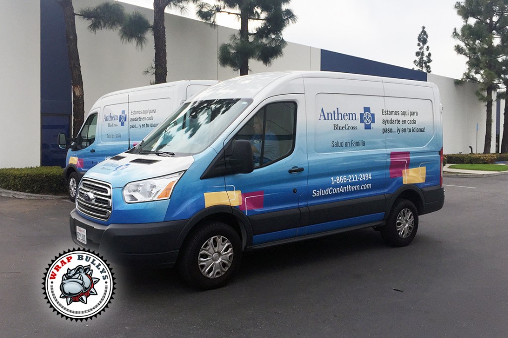 Ford Transit vehicle wrap project