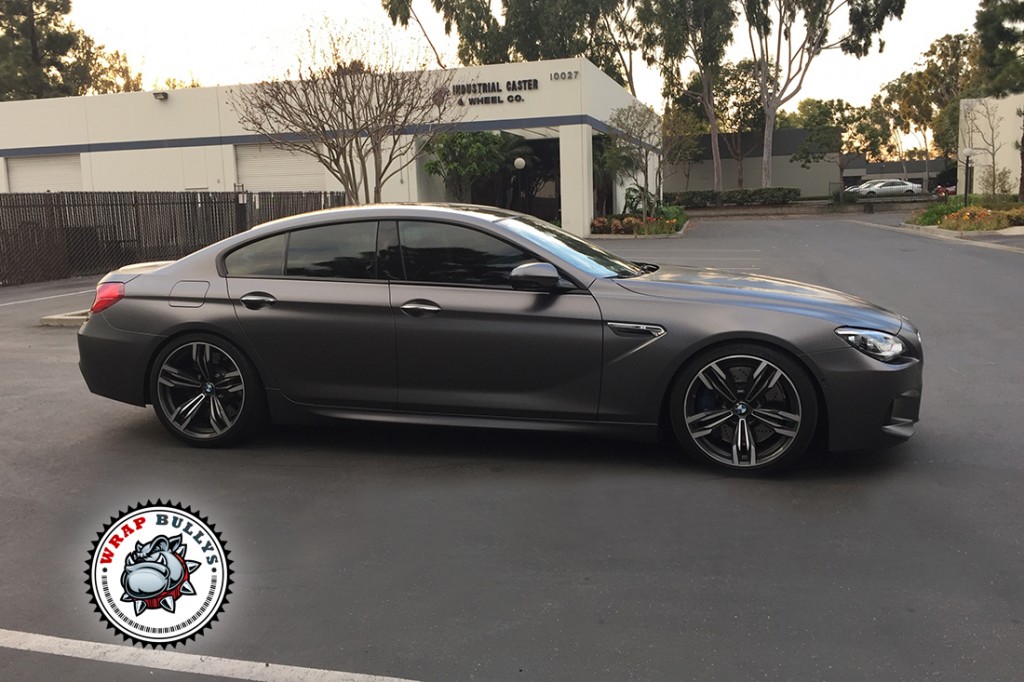 BMW M6 vehicle wrap project