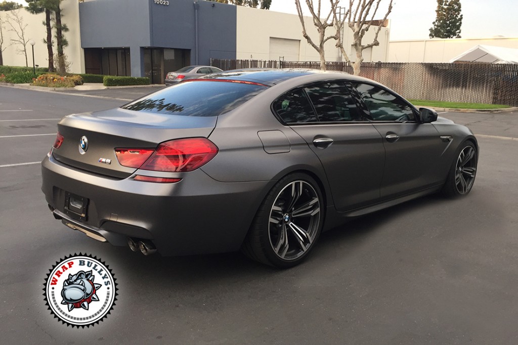 BMW M6 vehicle wrap project