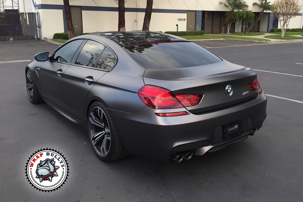 BMW M6 vehicle wrap project