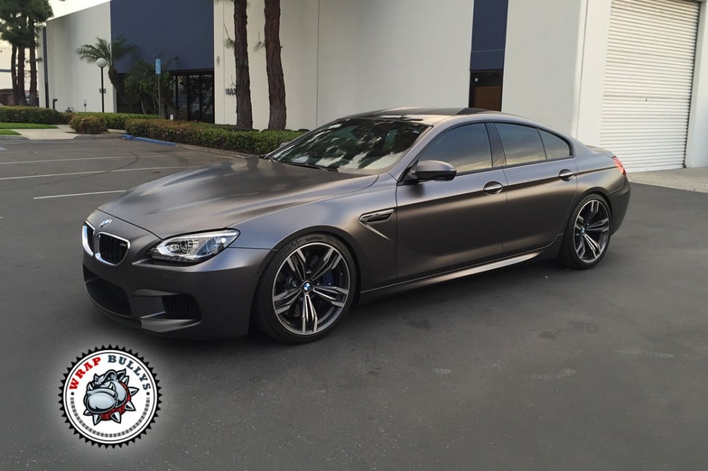 BMW M6 3M Satin Gray Wrap Gardena