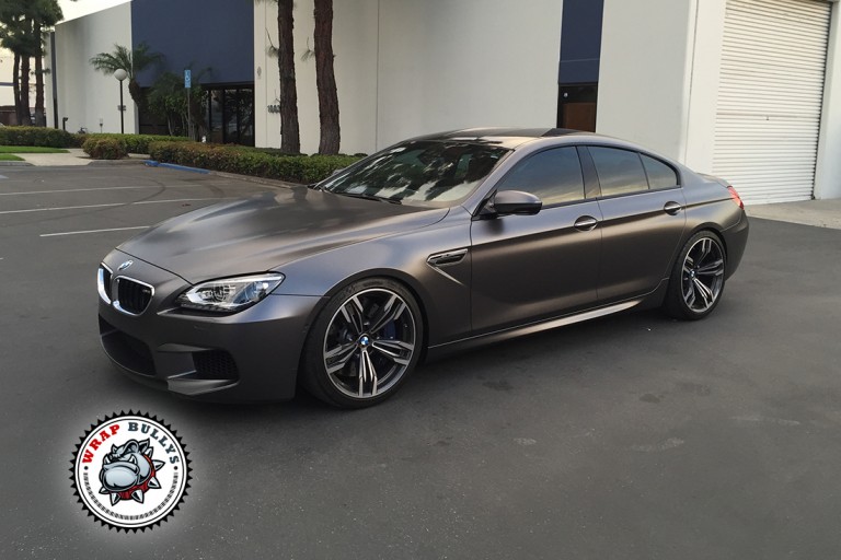 BMW M6 3M Satin Gray Wrap Gardena