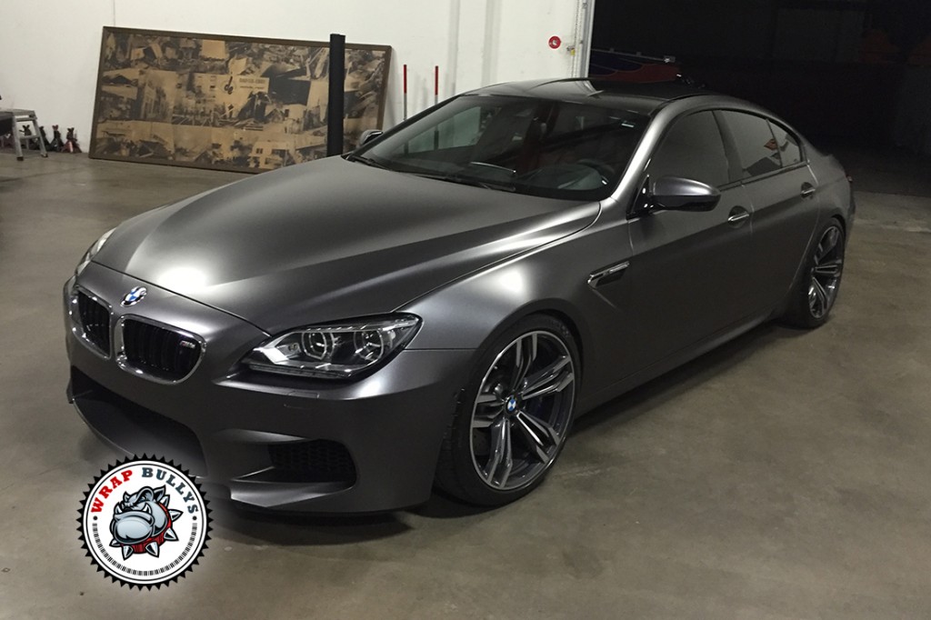 BMW M6 vehicle wrap project