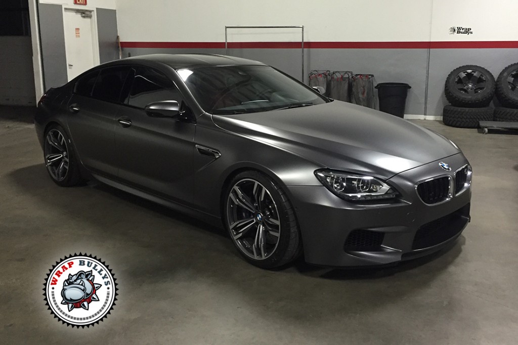 BMW M6 vehicle wrap project