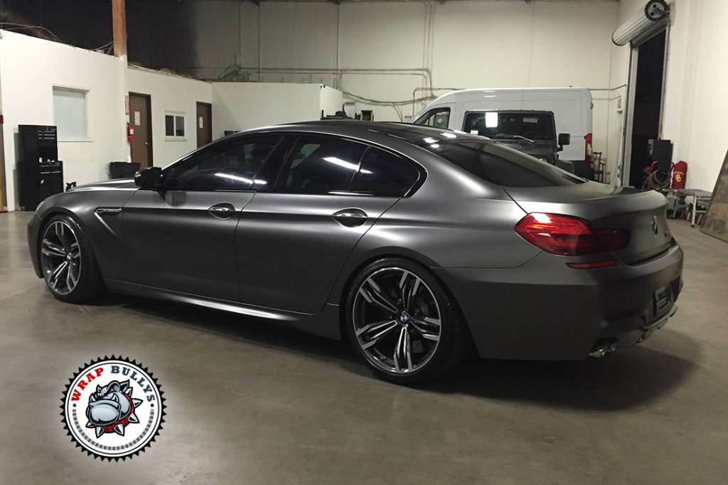 BMW M6 vehicle wrap project
