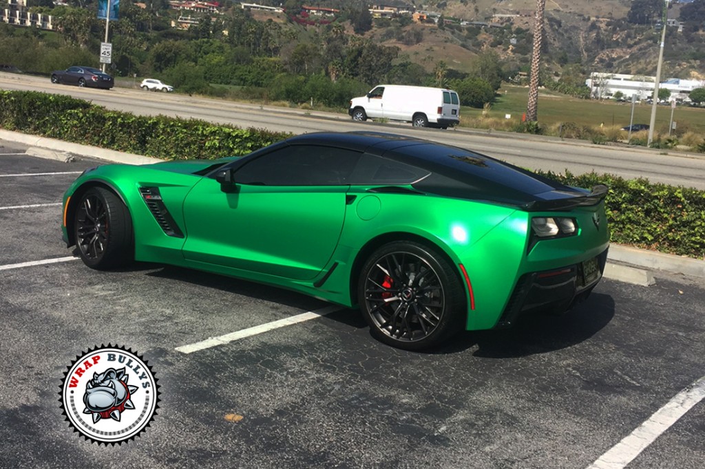 Chevrolet Z06 vehicle wrap project