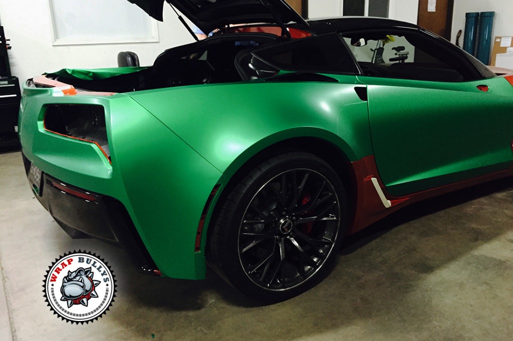 Chevrolet Z06 vehicle wrap project