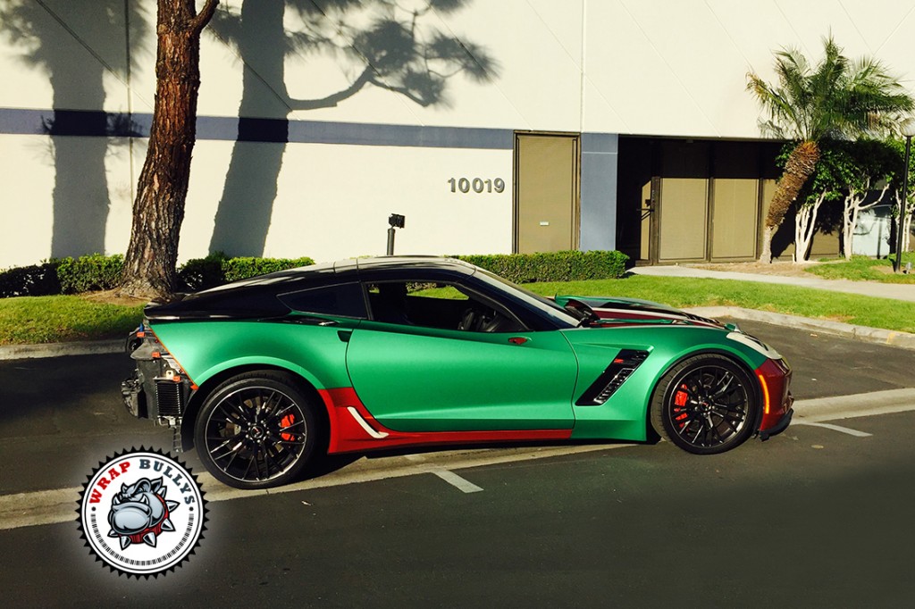 Chevrolet Z06 vehicle wrap project