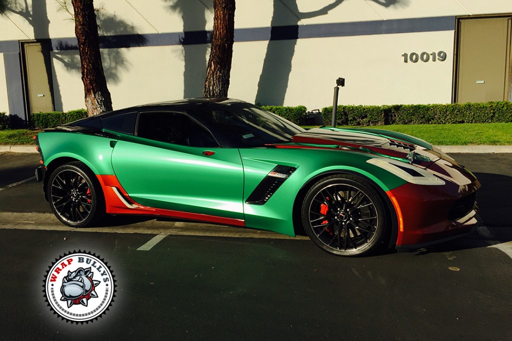Chevrolet Z06 vehicle wrap project