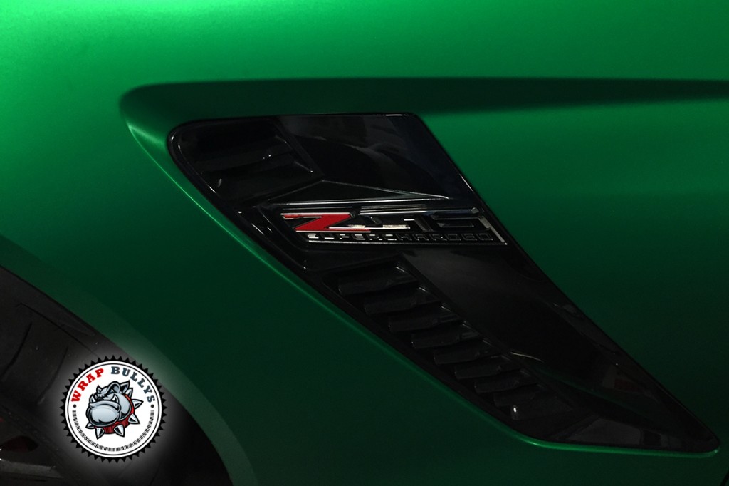 Chevrolet Z06 vehicle wrap project