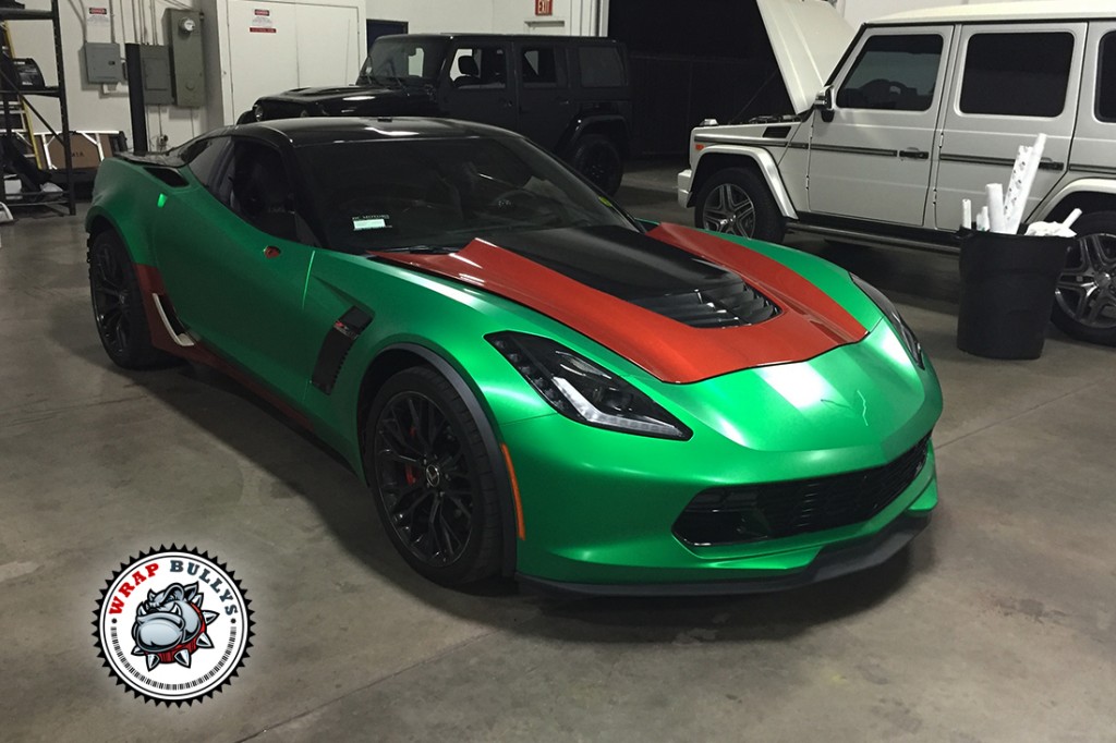Chevrolet Z06 vehicle wrap project