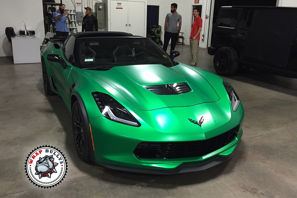Chevrolet Z06 vehicle wrap project