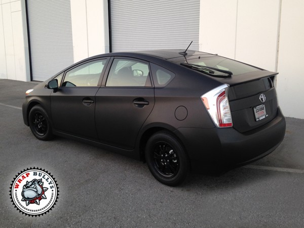 3M Deep Matte Black Toyota Prius Car Wrap