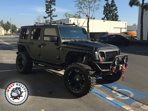 3M Matte Black Jeep Wrap