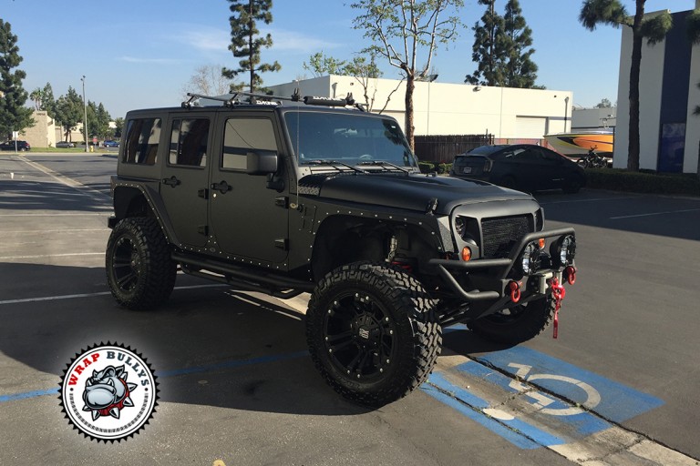 Jeep 3M Matte Black Wrap Gardena