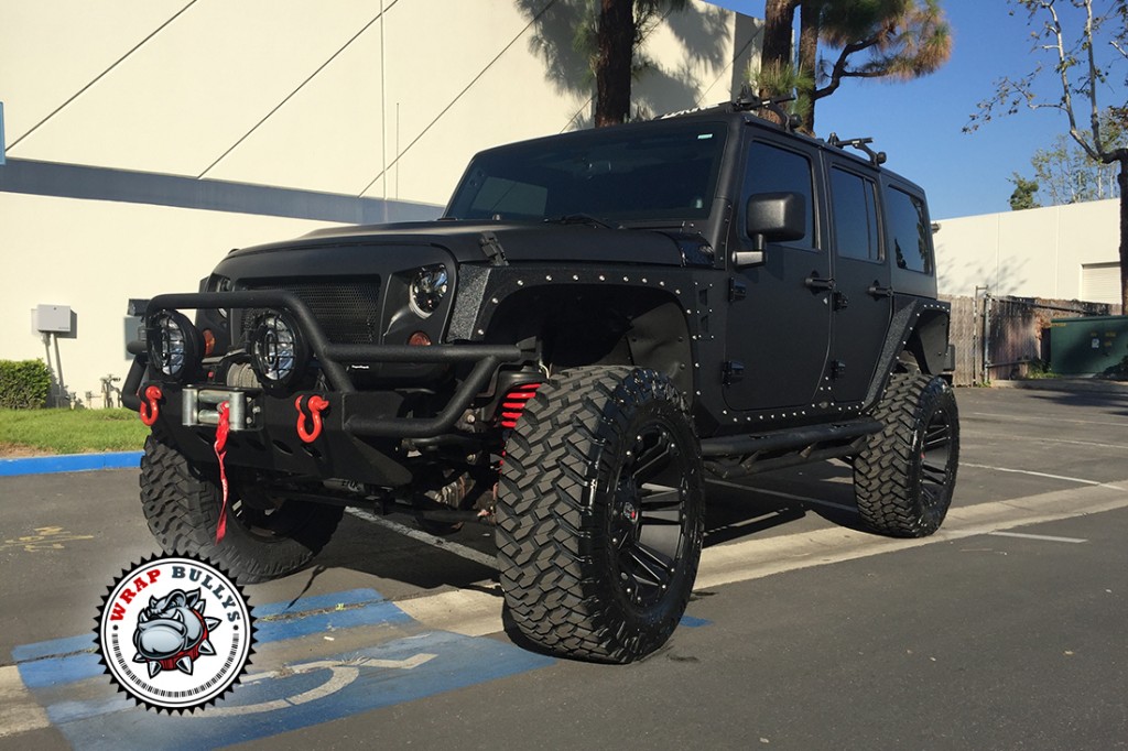 Jeep vehicle wrap project