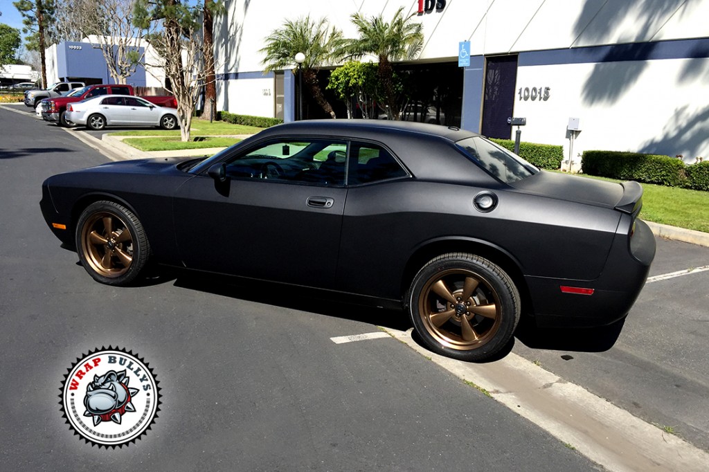 Dodge Challenger vehicle wrap project