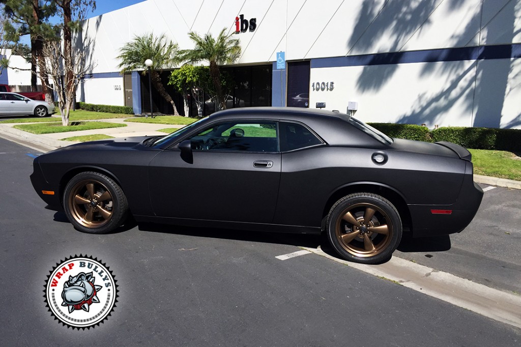 Dodge Challenger vehicle wrap project