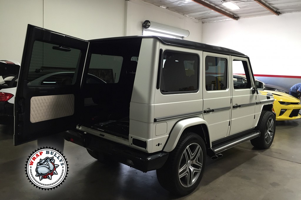Mercedes vehicle wrap project