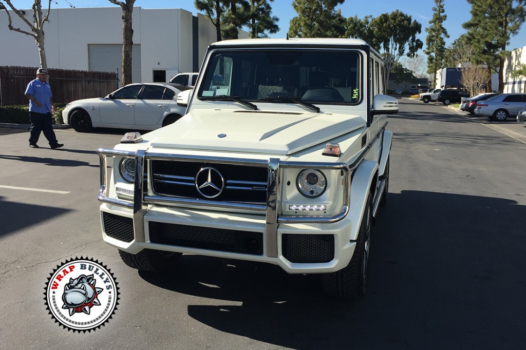 Mercedes vehicle wrap project