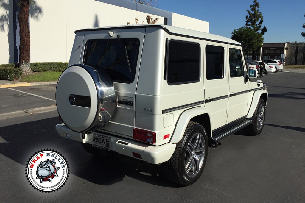 Mercedes vehicle wrap project
