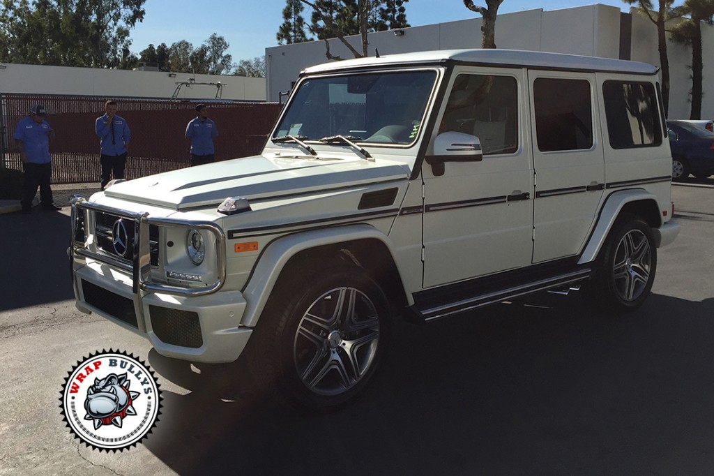 Mercedes vehicle wrap project