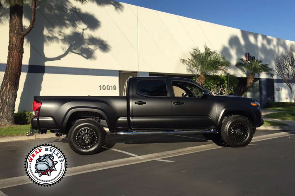 Toyota Tacoma vehicle wrap project