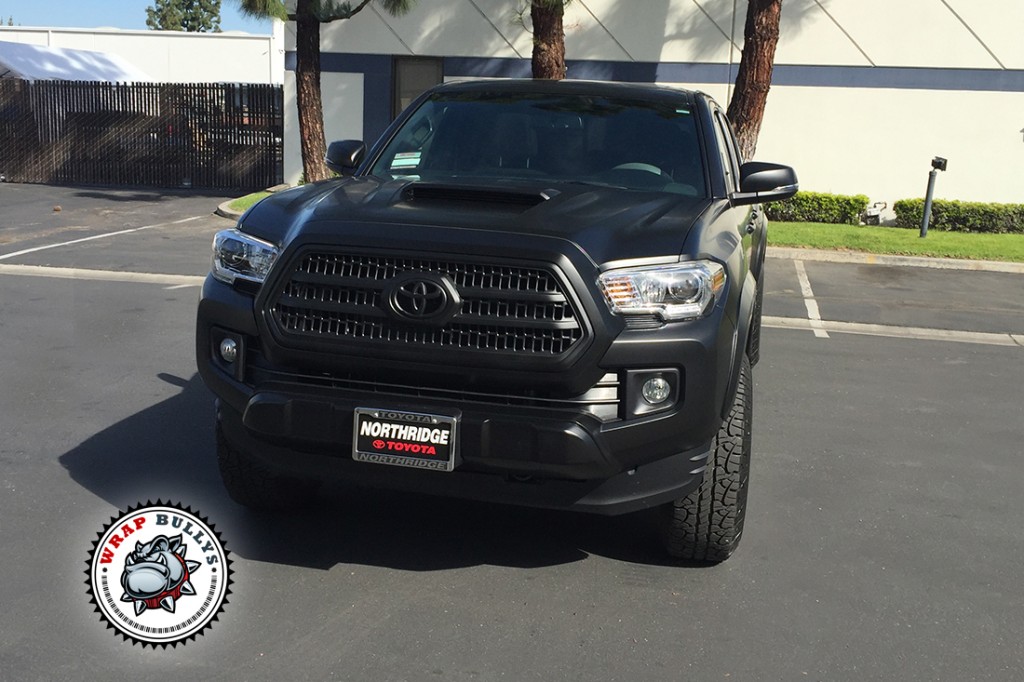 Toyota Tacoma vehicle wrap project