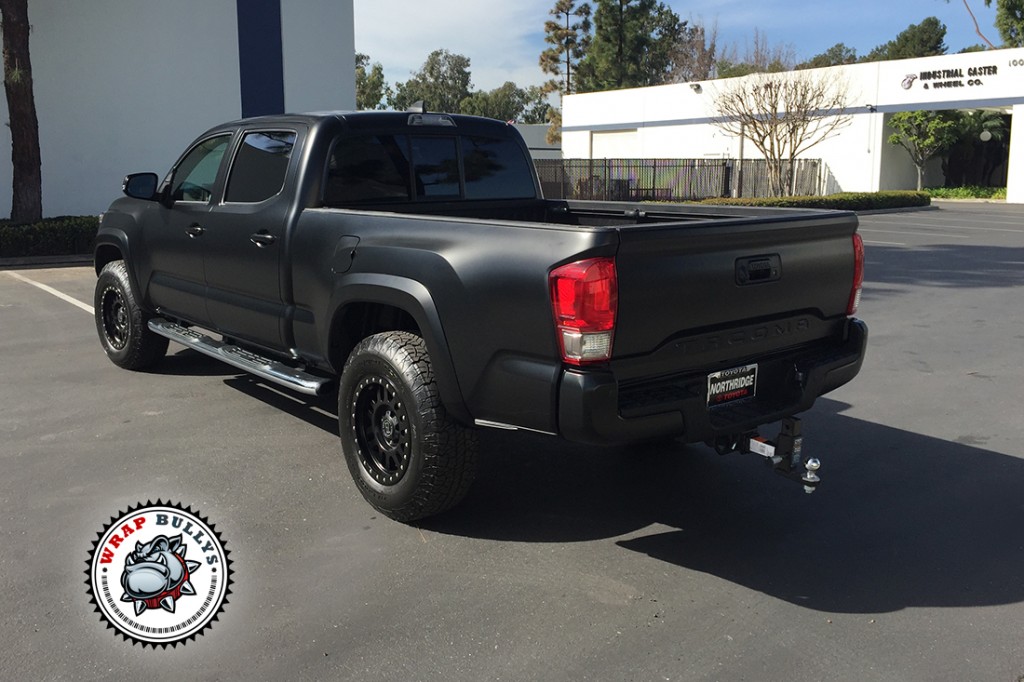 Toyota Tacoma vehicle wrap project