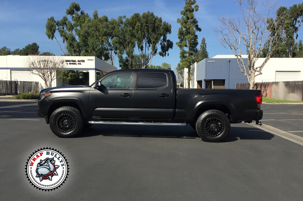 Toyota Tacoma vehicle wrap project