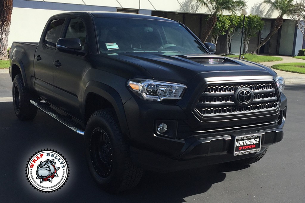 Toyota Tacoma vehicle wrap project