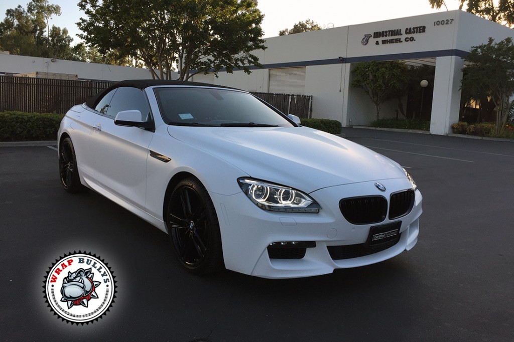 BMW M6 vehicle wrap project