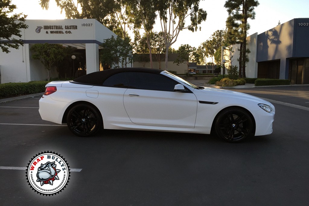 BMW M6 vehicle wrap project